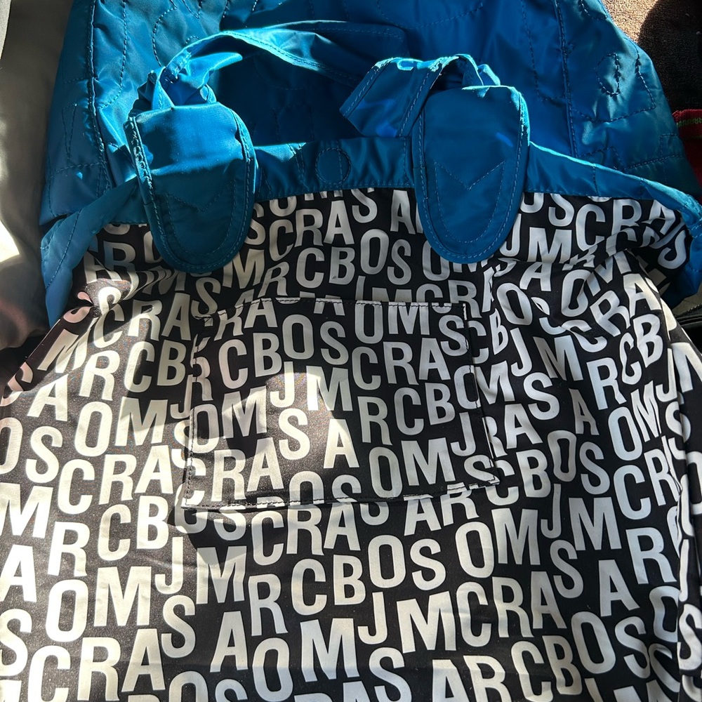 Marc Jacobs Blue Nylon Tote Bag - Picture 5 of 6